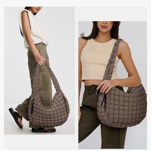 Quilted puffer bag